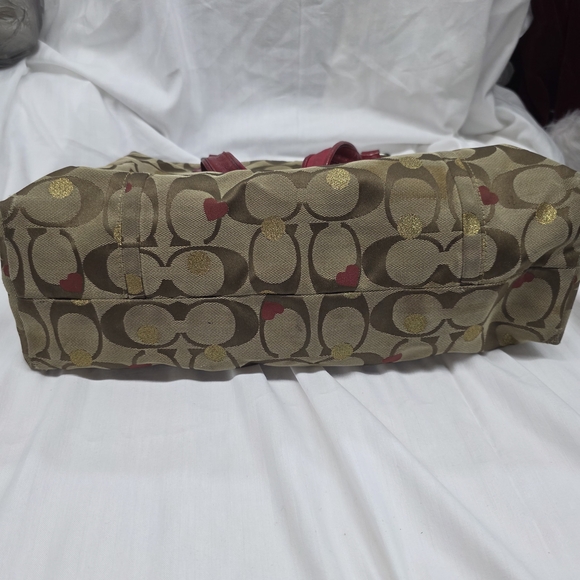 Stylish Tan and Red Women's Bag - Picture 8 of 12